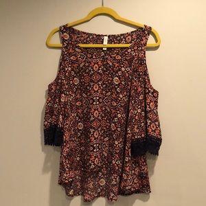 cold shoulder blouse